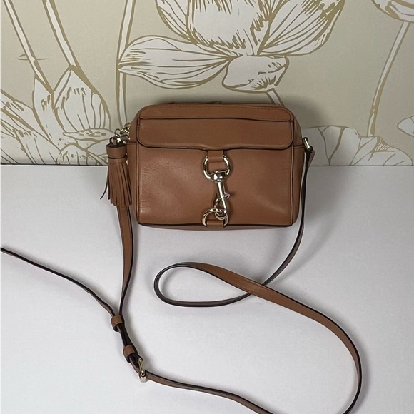 Rebecca Minkoff Brown Leather Crossbody with Gold Hardware - Picture 2 of 4